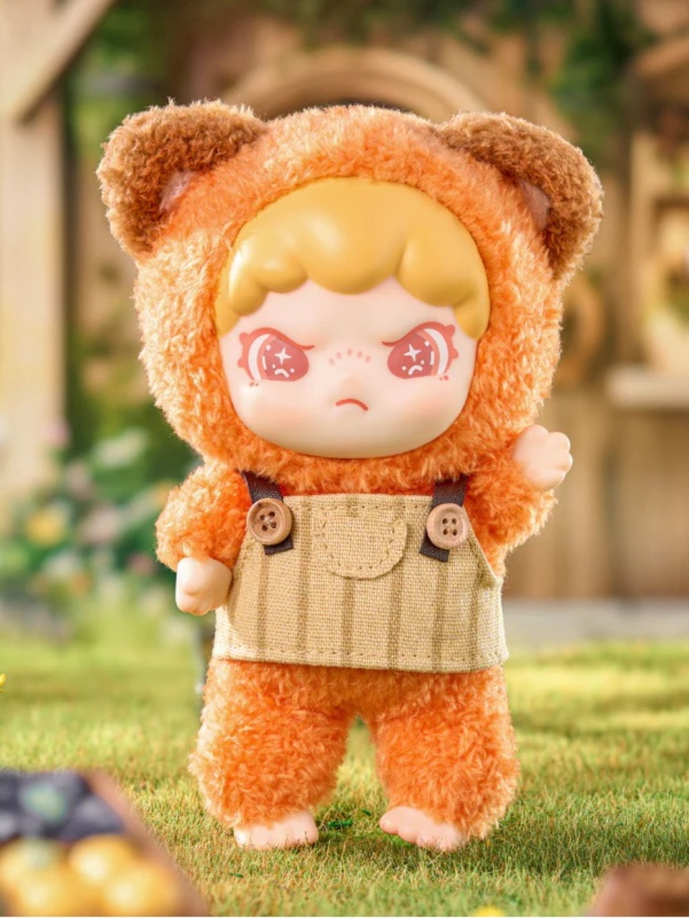 TNT Space Dora Animal Series Confirmed Fox Orange Fuzzy‎ Bear Doll Plush